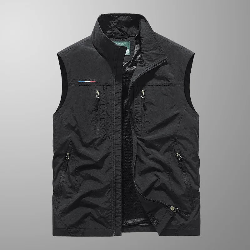 Miguel | Breathable Utility Vest with Multiple Pockets