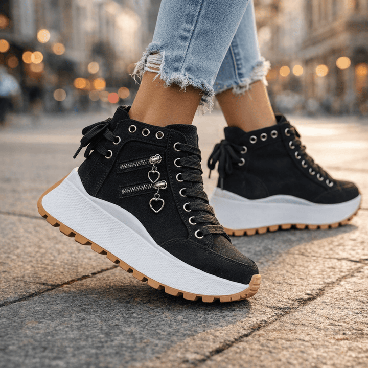 Erin | Wedge Sneakers