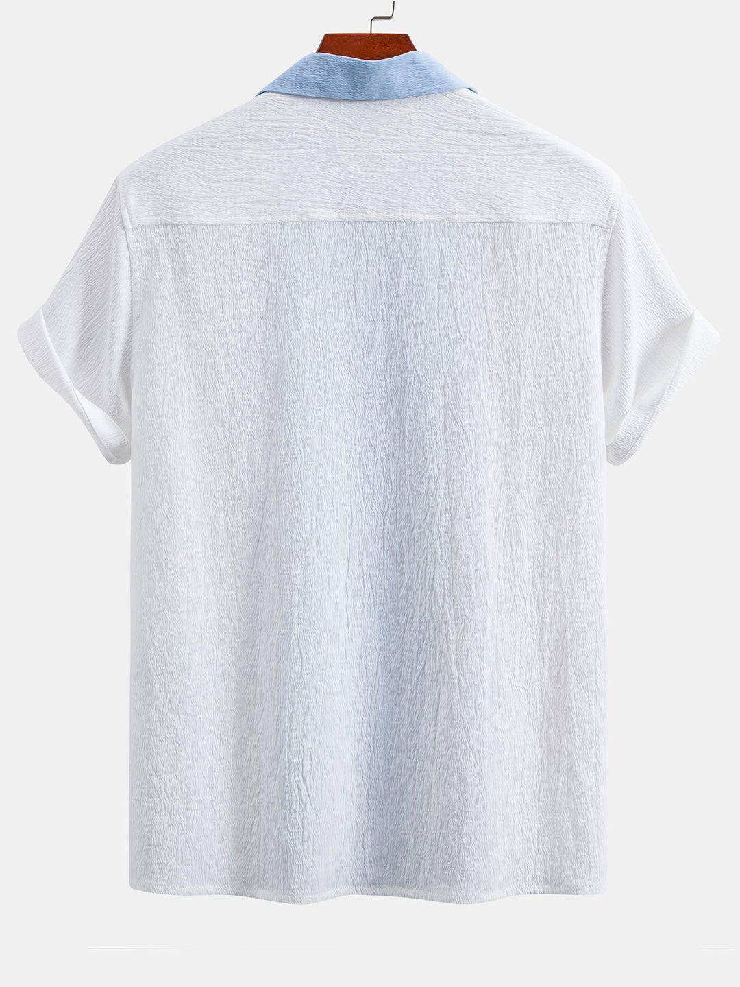 Lut | Textured Contrast Cuban Shirt & Straight Leg Pants