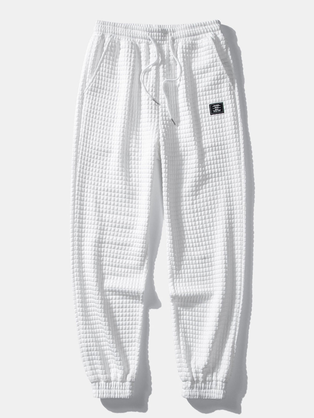 Ron | Korte Mouw Wafelshirt & Trekkoord Wafel Joggingbroek