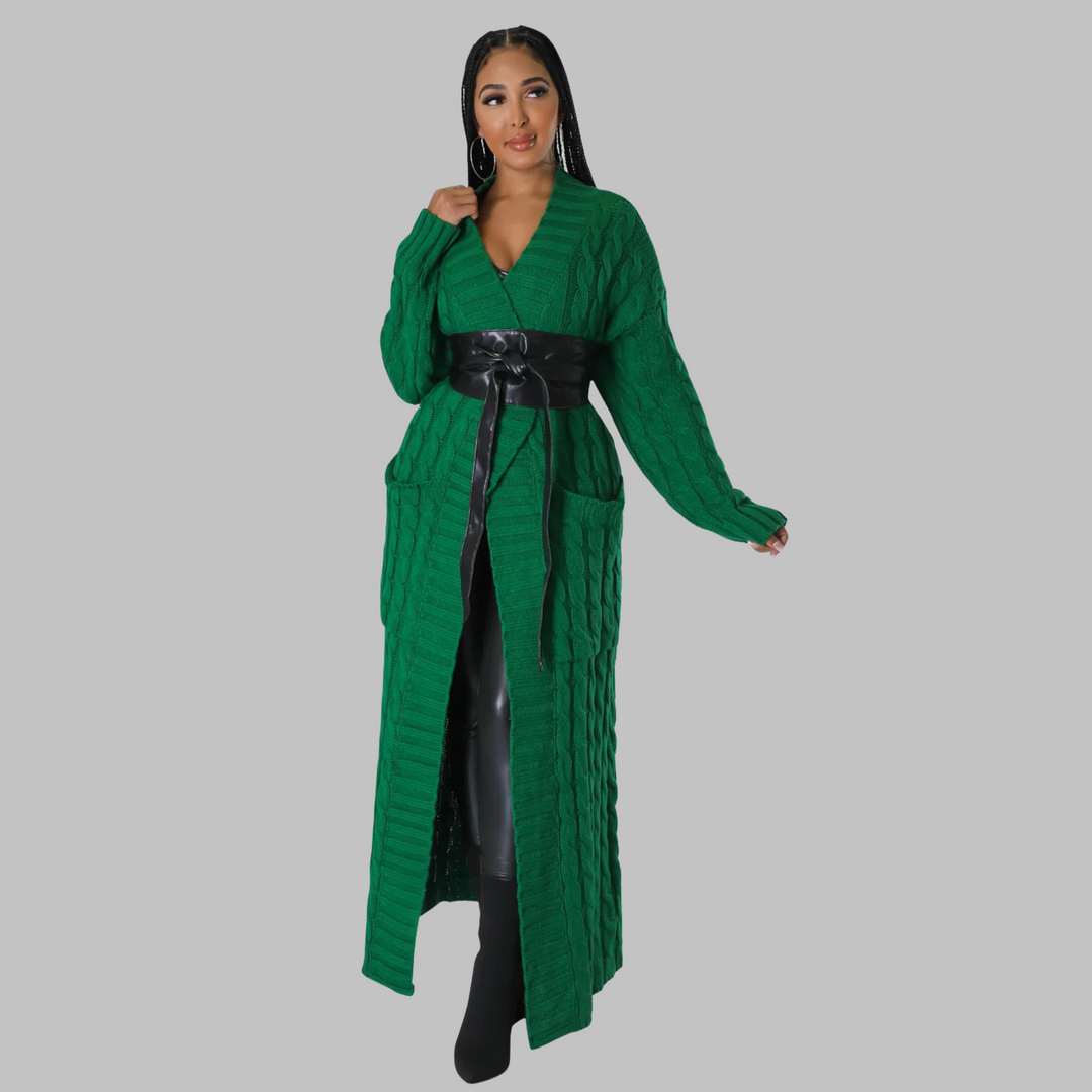 JACKIE™ | Casual Long-Sleeve Long Cardigan