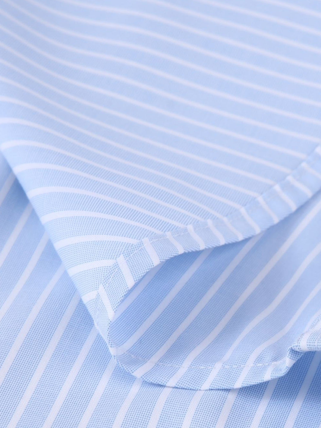 Saul | Contrast Collar Shirt with Stripes