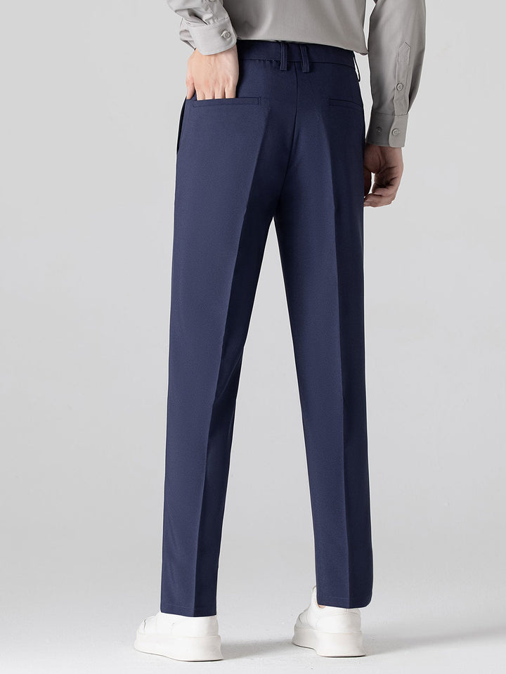 Tommy | Contrast Geometry Jacquard Knit Polo & Slim Fit Tapered Trousers