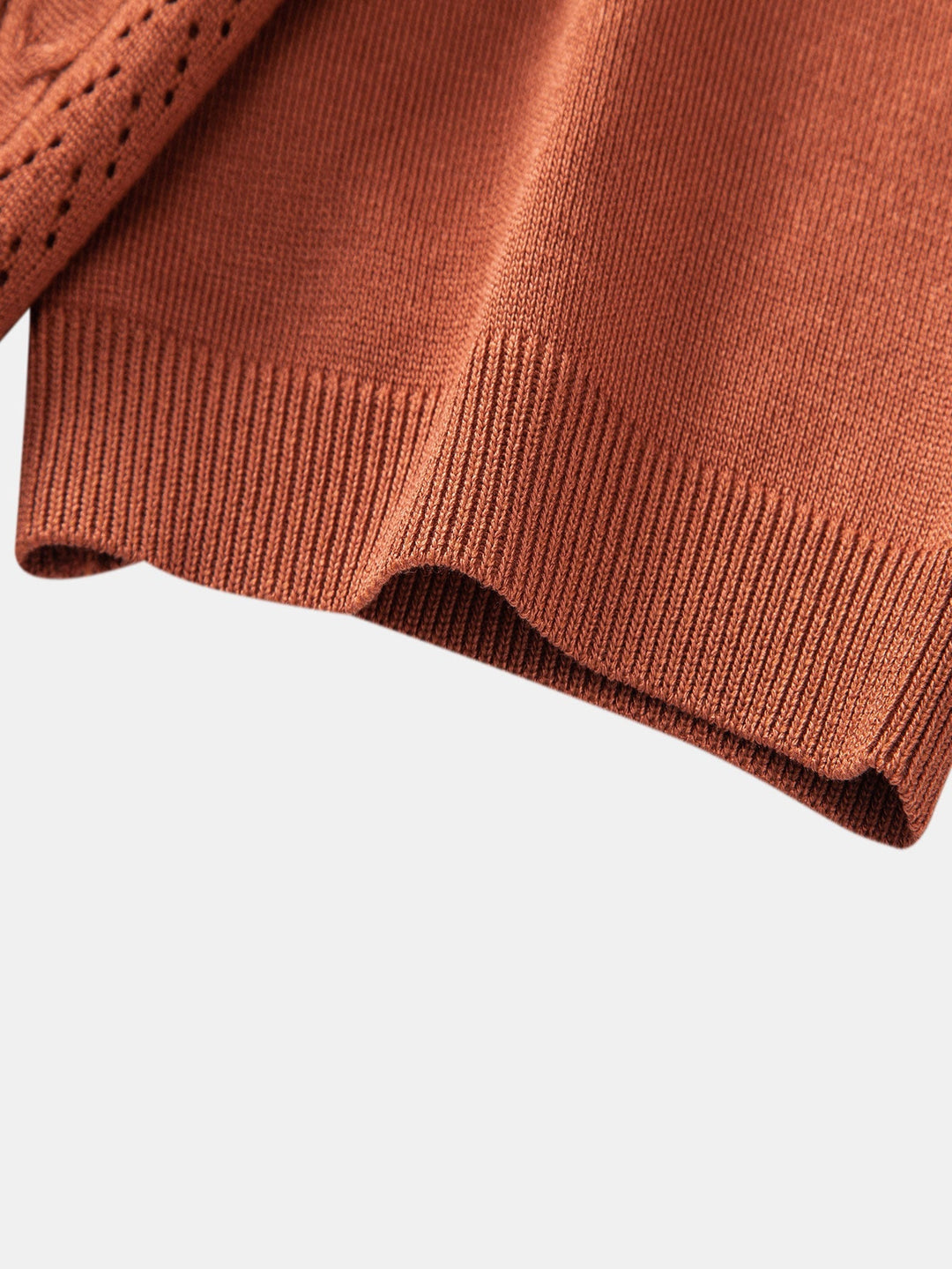 Jalen | Twisted Jacquard Button Up Knit Shirt & Straight Leg Linen Pants