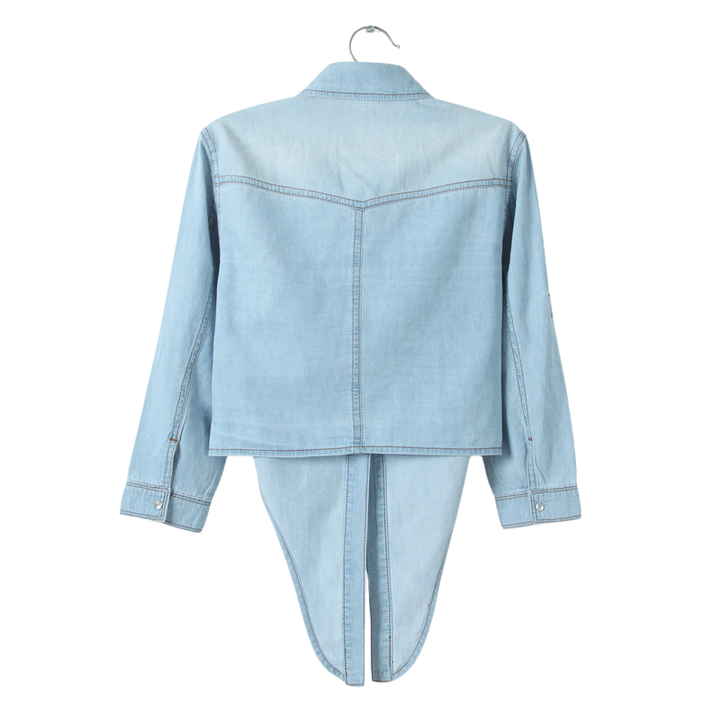 MARICEL™ | Sophisticated 3/4 Sleeve Crop Shirt