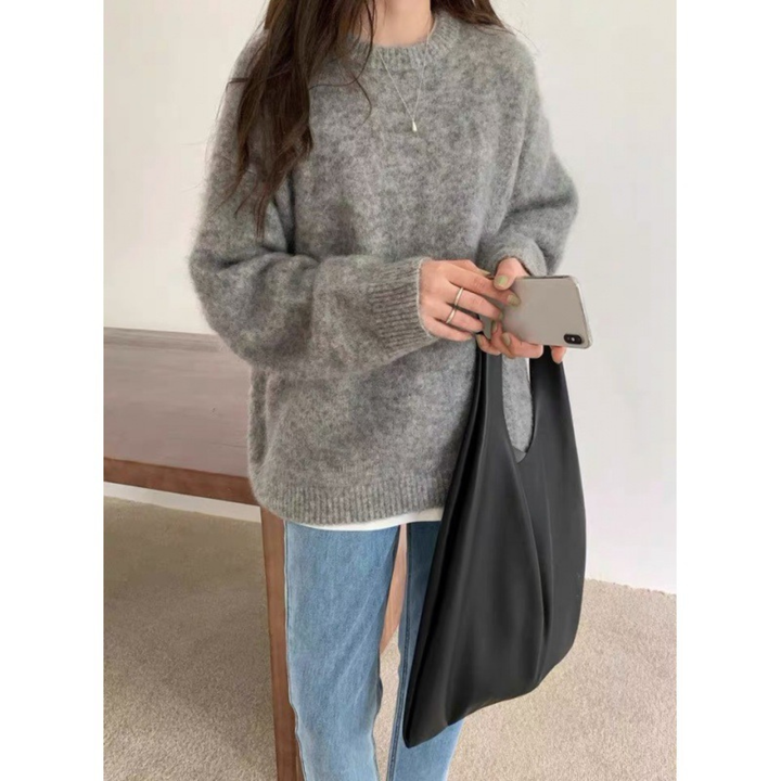 MIRIELLE™ | Comfy Long Sleeve Round Neck Sweater