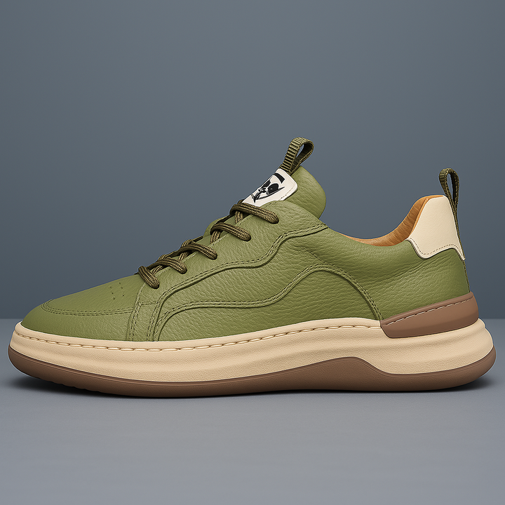 Nero | Italiana Genuine Leather Sneakers