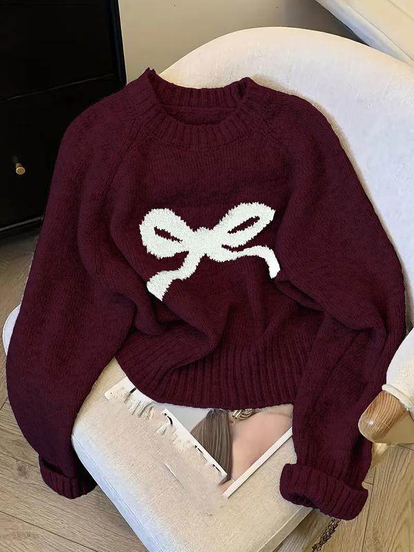 GRACIE™ | Elegant Bow Knit Sweater for Fall & Winter Fashion