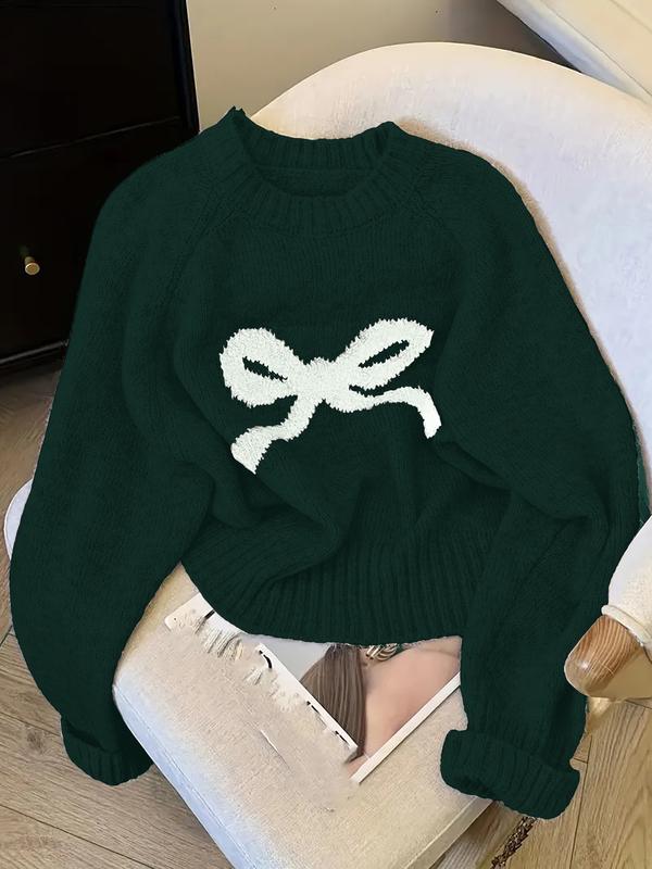 GRACIE™ | Elegant Bow Knit Sweater for Fall & Winter Fashion