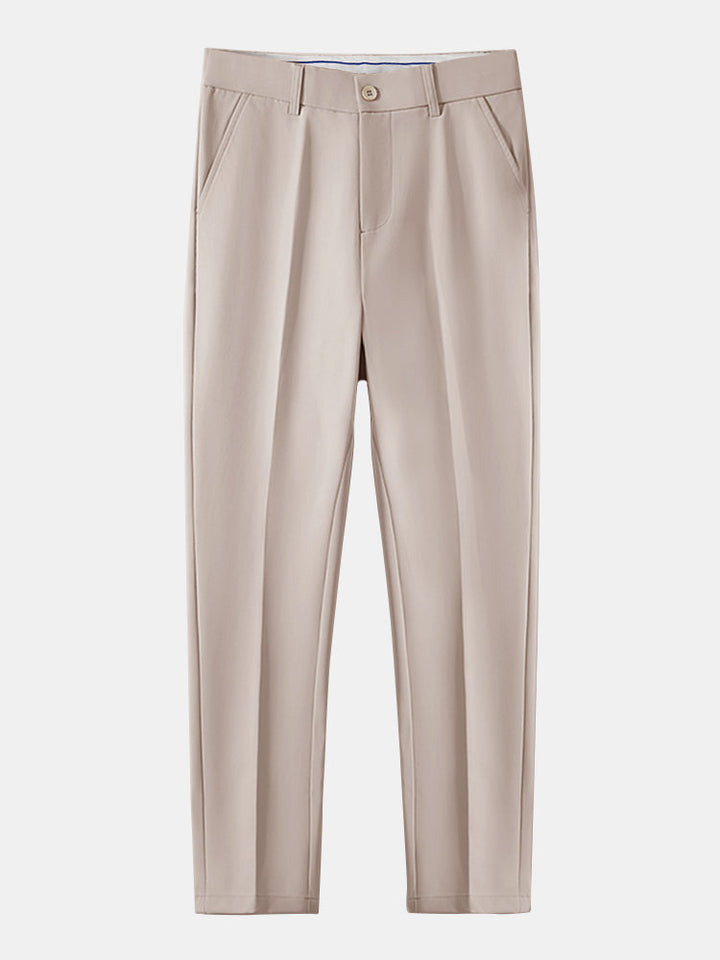 Bronny | Contrast Zipper Polo & Slim Fit Tapered Trousers