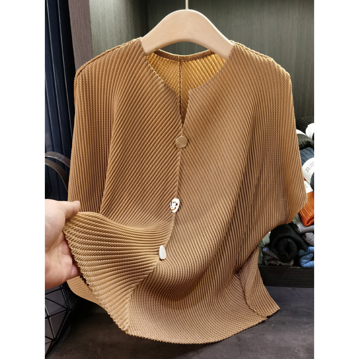 SAVARA™ | Lightweight Round Neck Cardigan Top