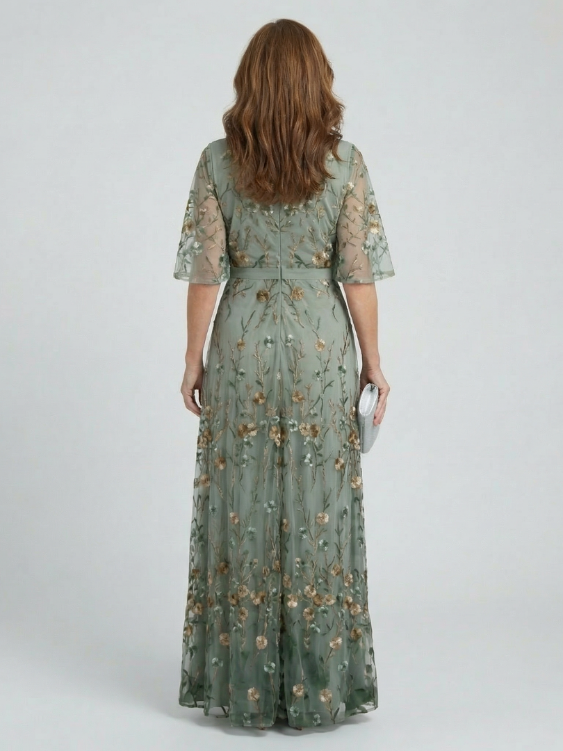 Selora | Maxi Halter Bloom Flow Dress