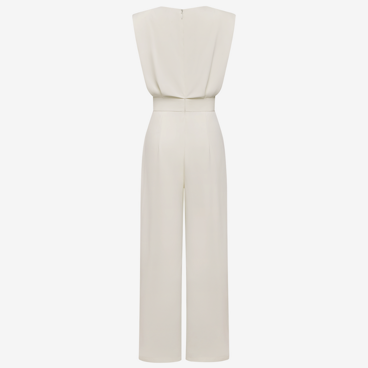Tara™ | Belted Minimalist Jumpsuit