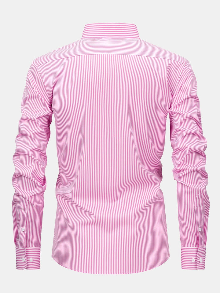 Jade | Long Sleeve Striped Shirt with Buttons