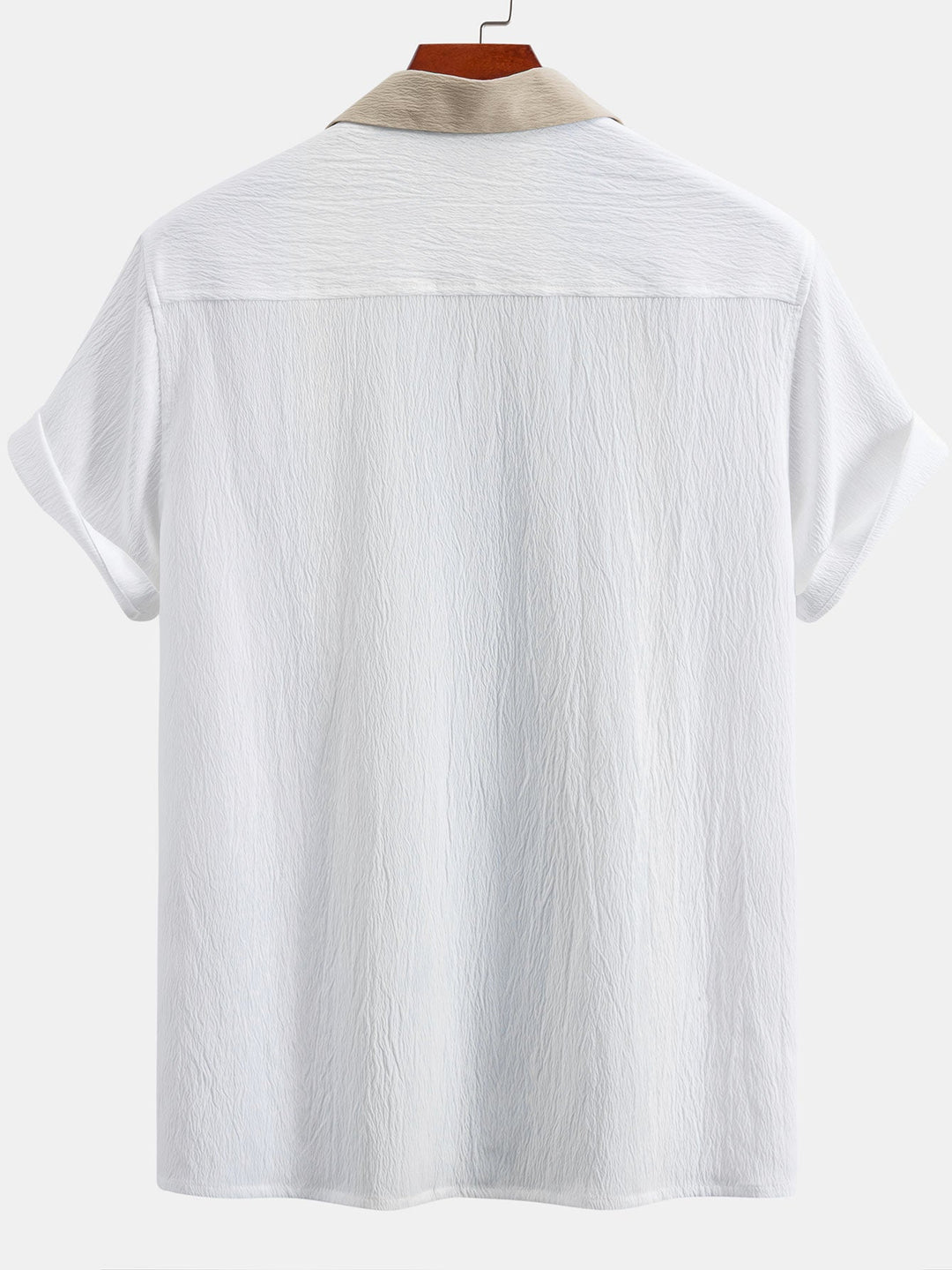 Lut | Textured Contrast Cuban Shirt & Straight Leg Pants