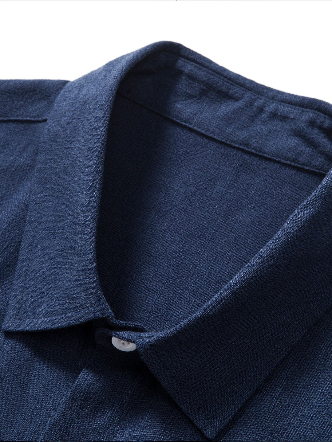 Luke | Linnen Rayon Mix Knopen Shirt & Rechte Pijpen Linnen Broek