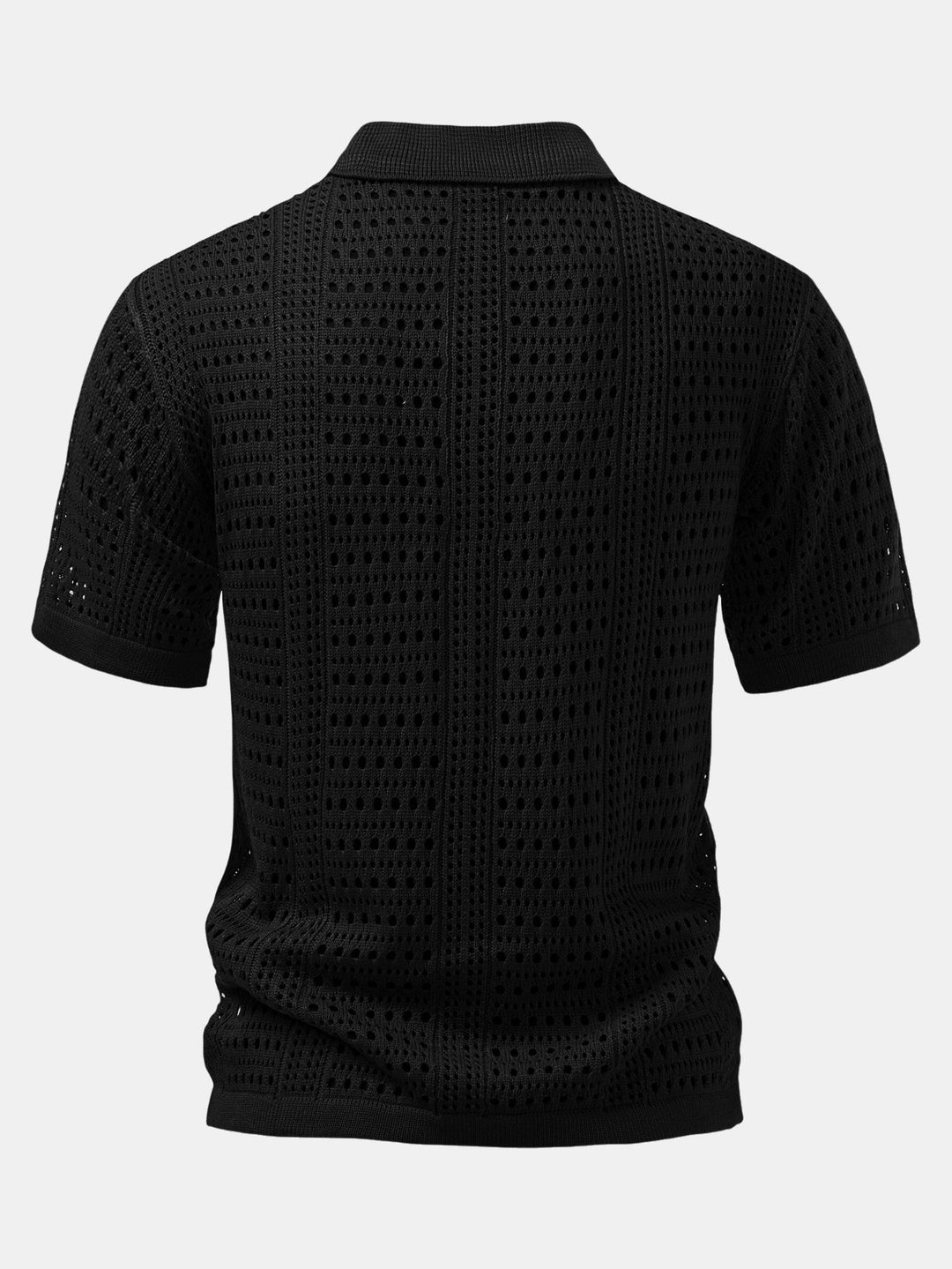 Usher | V-Neck Polo Shirt with Hook