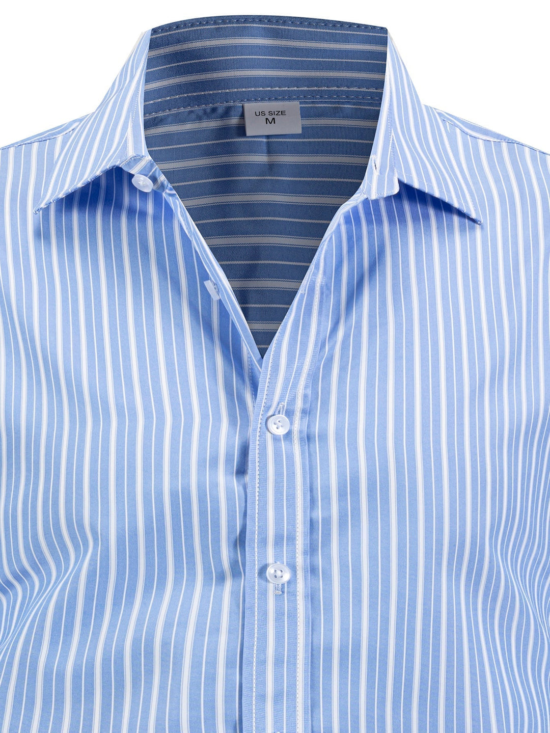 Chris | Long Sleeve Striped Button-Up Shirt