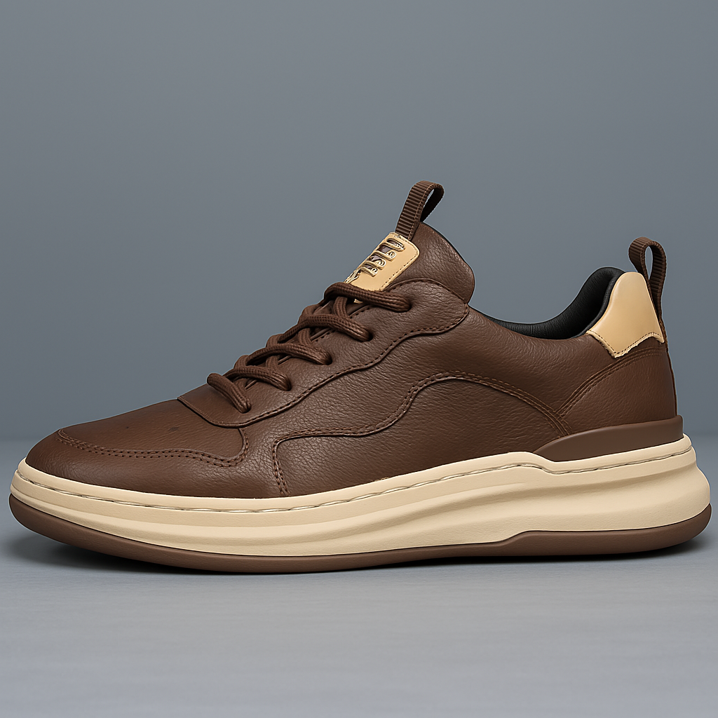 Nero | Italiana Genuine Leather Sneakers