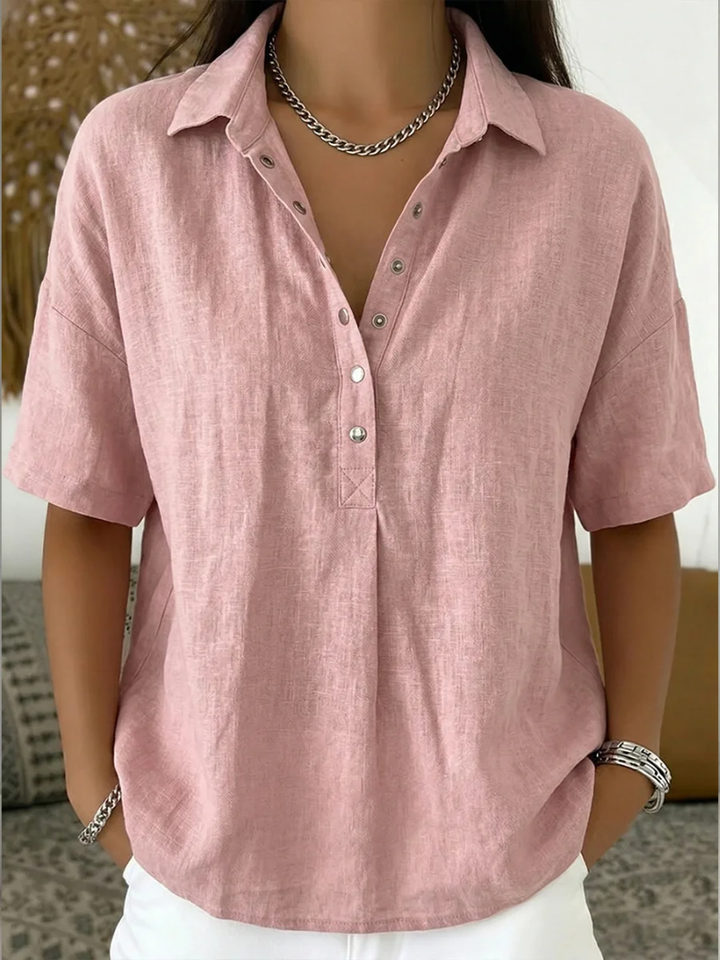 Willow | Blouse with Collar and Buttoned Details
