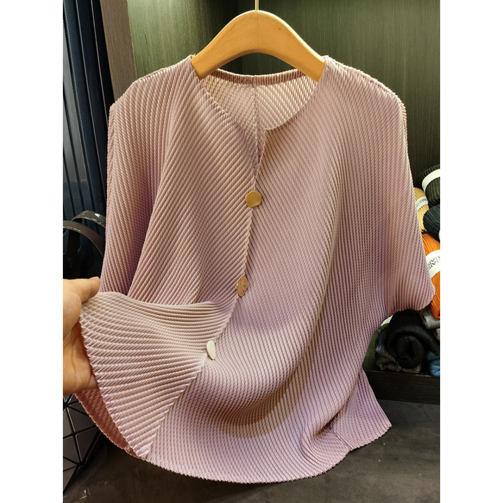 SAVARA™ | Lightweight Round Neck Cardigan Top