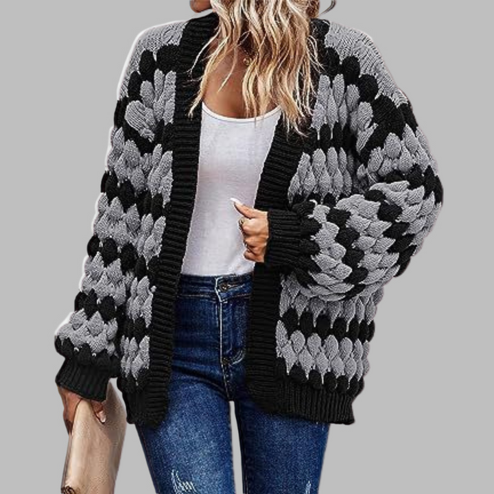 SALVACION™ | Casual Long Sleeve Drop Shoulder Cardigan
