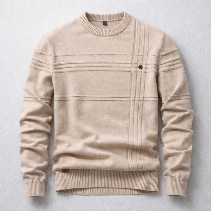 Hudson | Grid-Knit Cotton Sweater
