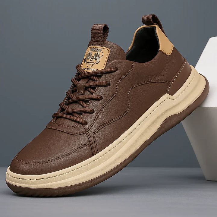 Nero | Italiana Genuine Leather Sneakers