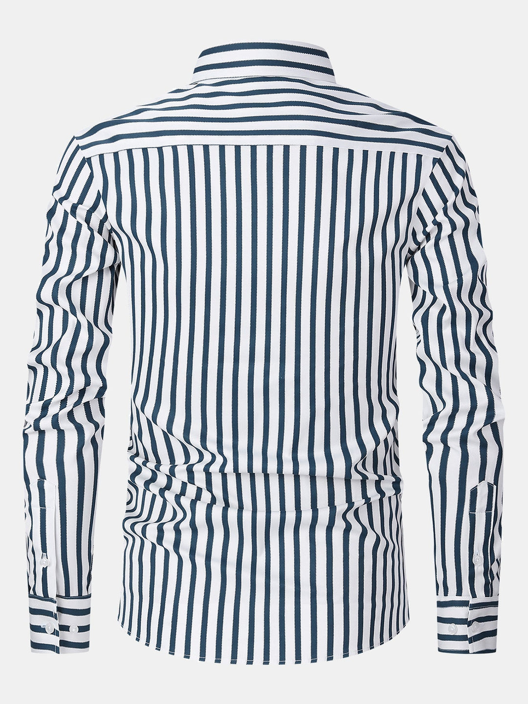 Peter | Long Sleeve Striped Shirt with Buttons