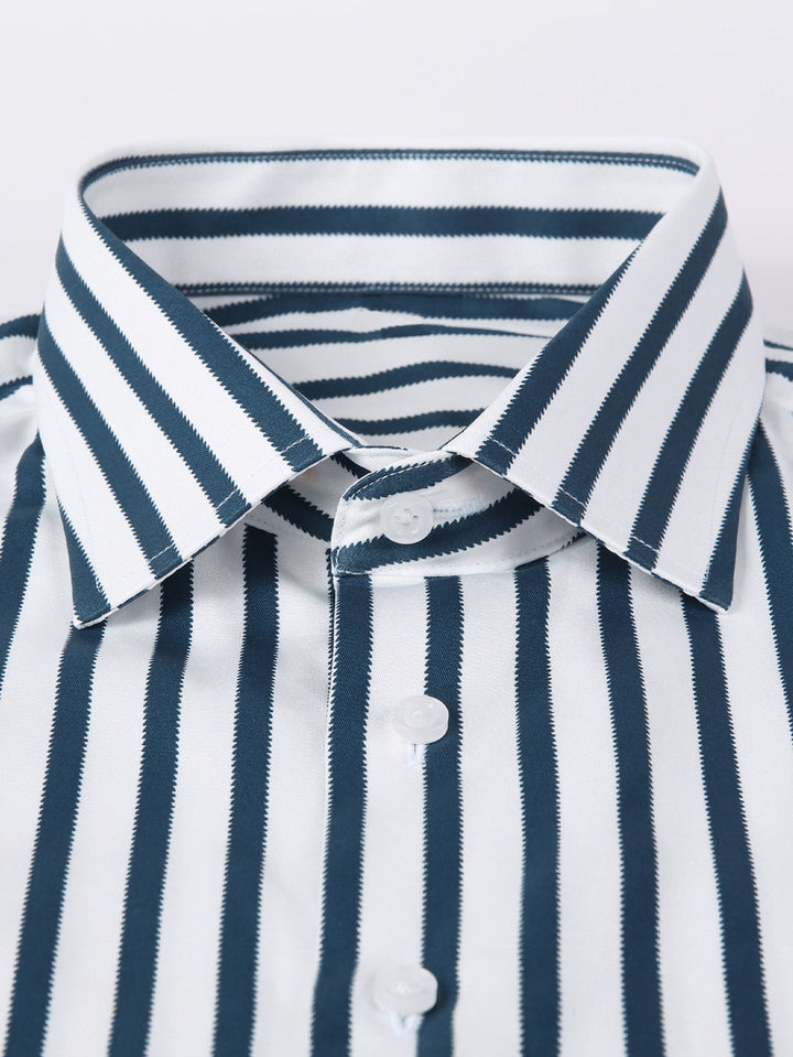 Peter | Long Sleeve Striped Shirt with Buttons
