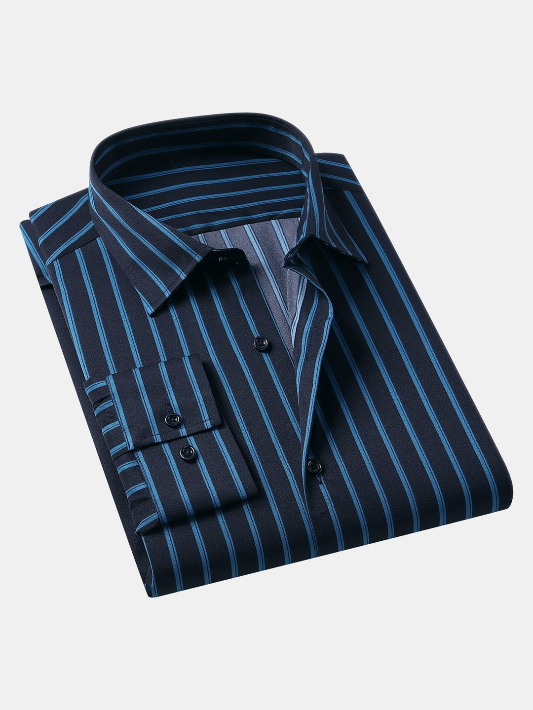 Tom | Long Sleeve Striped Shirt with Buttons