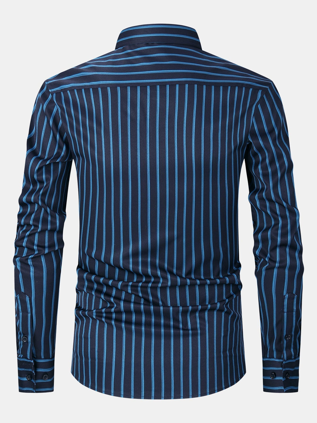Tom | Long Sleeve Striped Shirt with Buttons