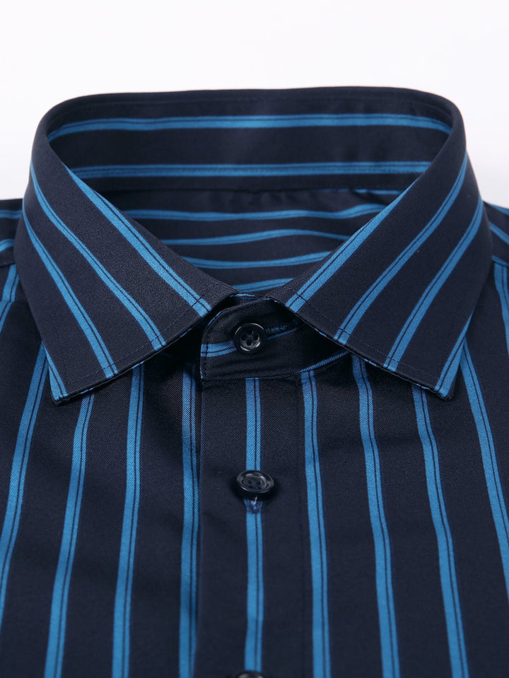Tom | Long Sleeve Striped Shirt with Buttons