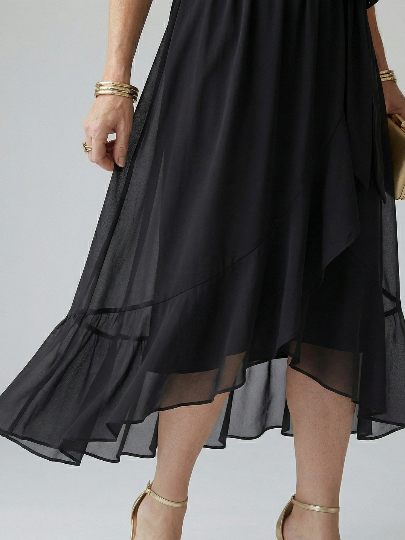 Elric | Draped Midi Dress