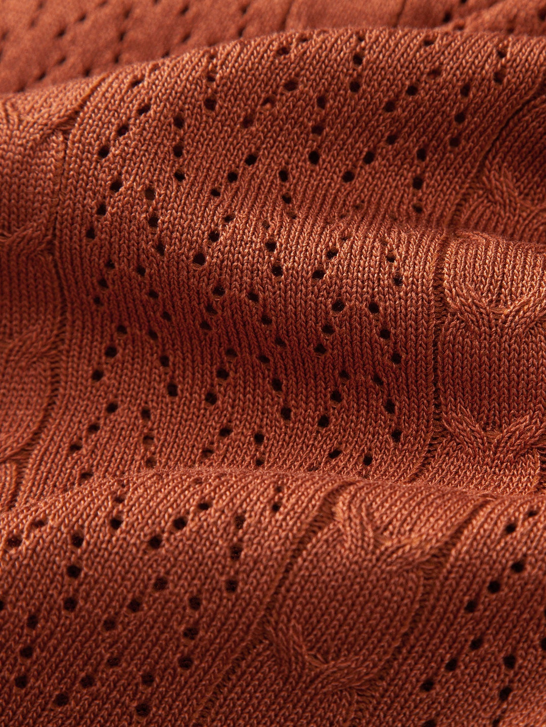 Jalen | Twisted Jacquard Button Up Knit Shirt & Straight Leg Linen Pants