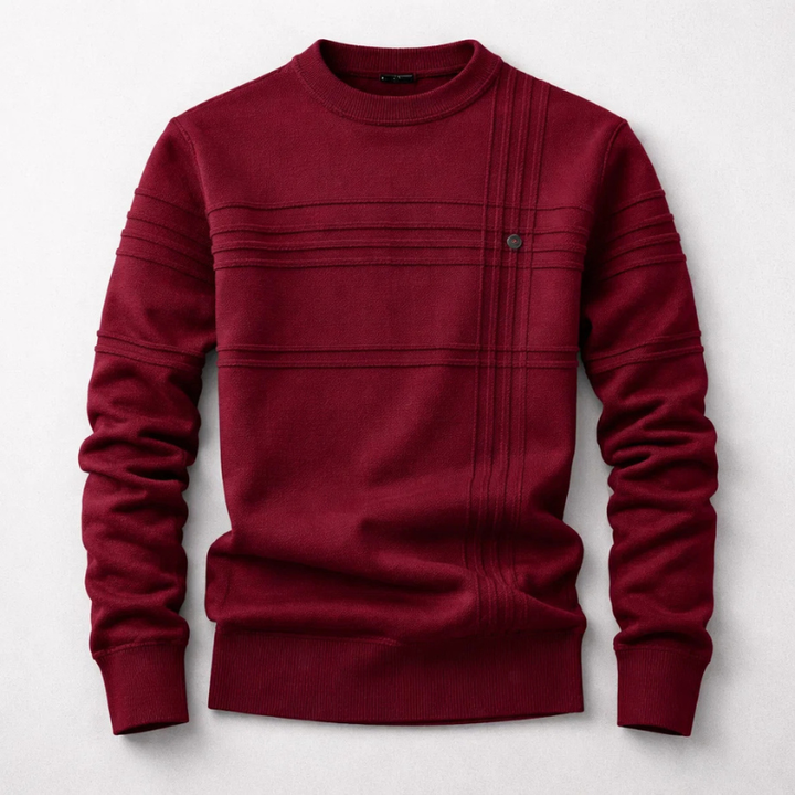 Hudson | Grid-Knit Cotton Sweater