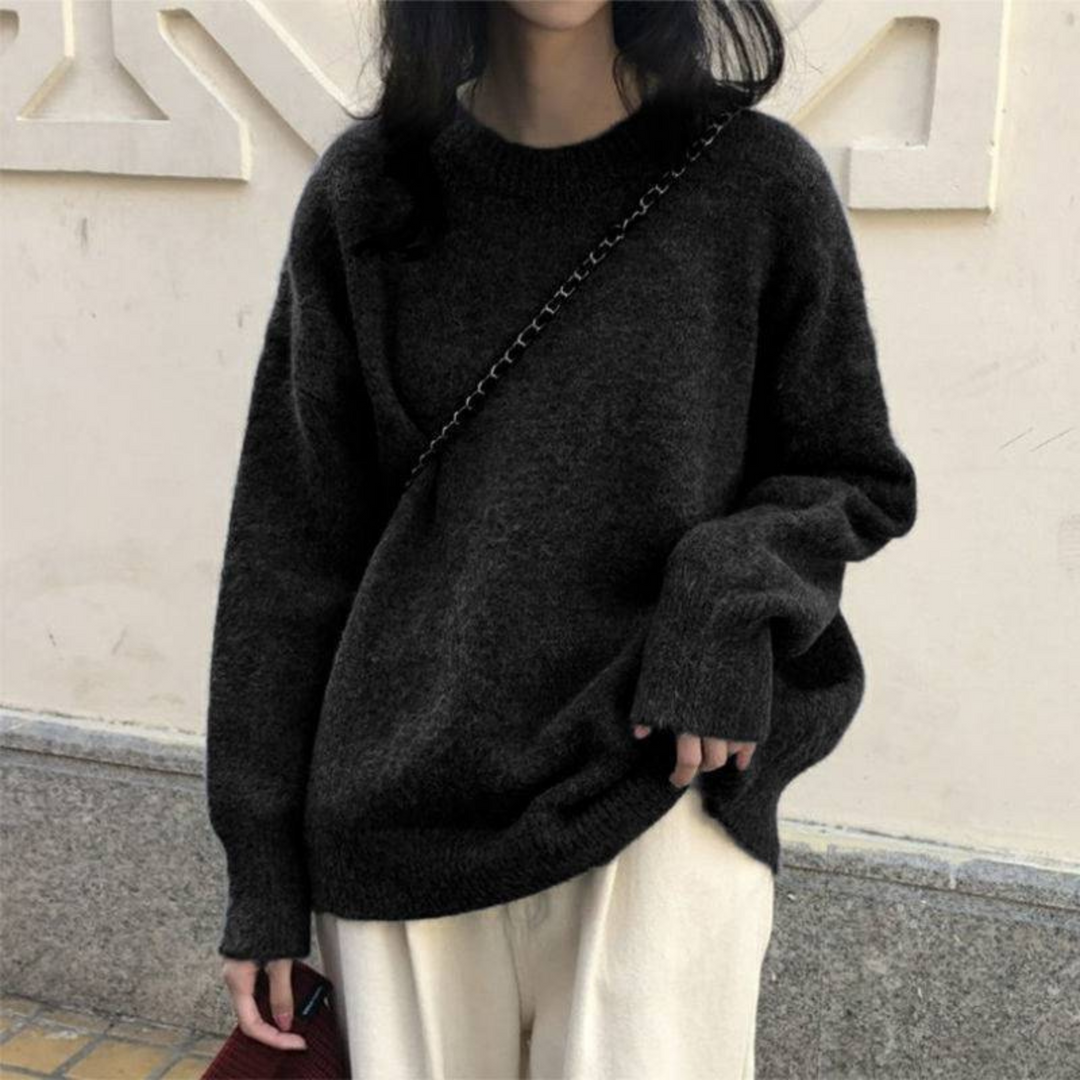 DERDI™ | Casual Long Sleeve Round Neck Sweater