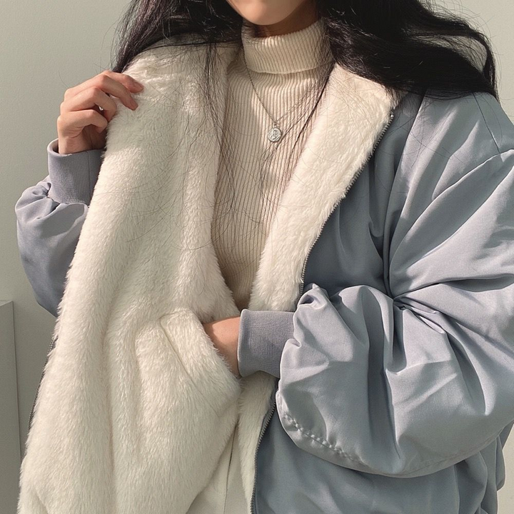 Morgan™ Comfy double-sided warm jacket