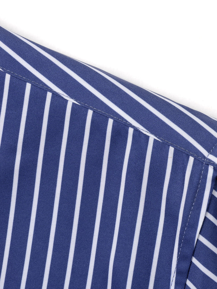 Manu | Long Sleeve Striped Shirt with Buttons