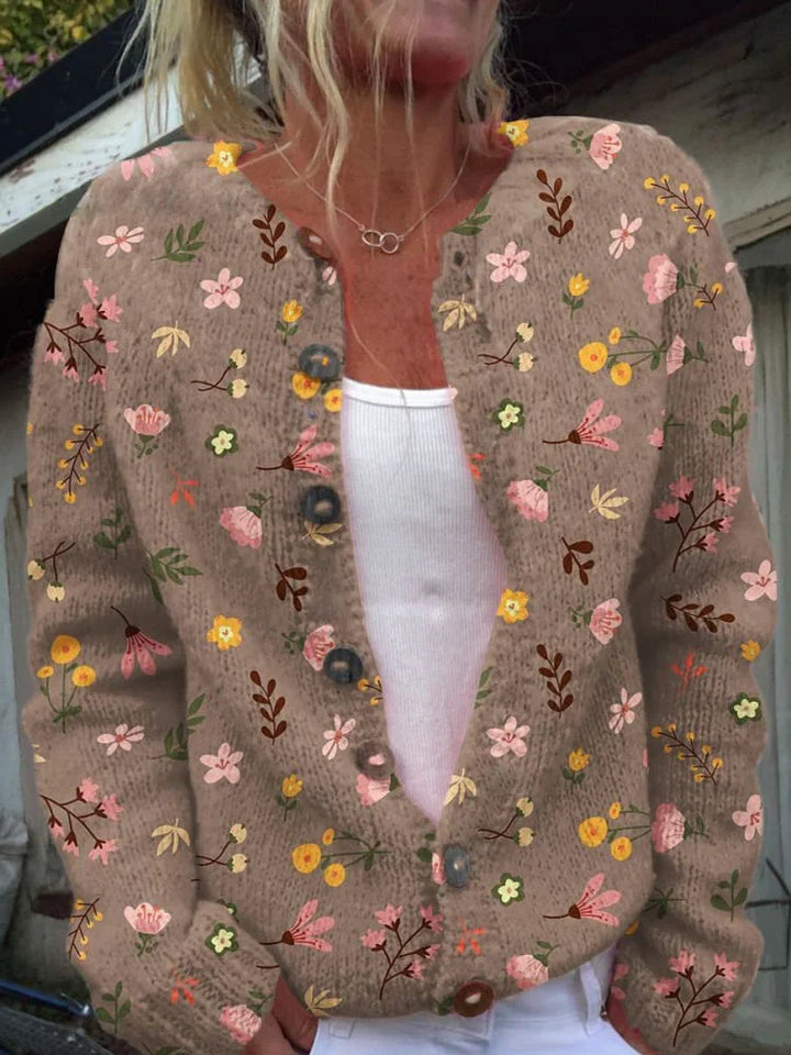 FLORA™ | Vintage Floral Cardigan