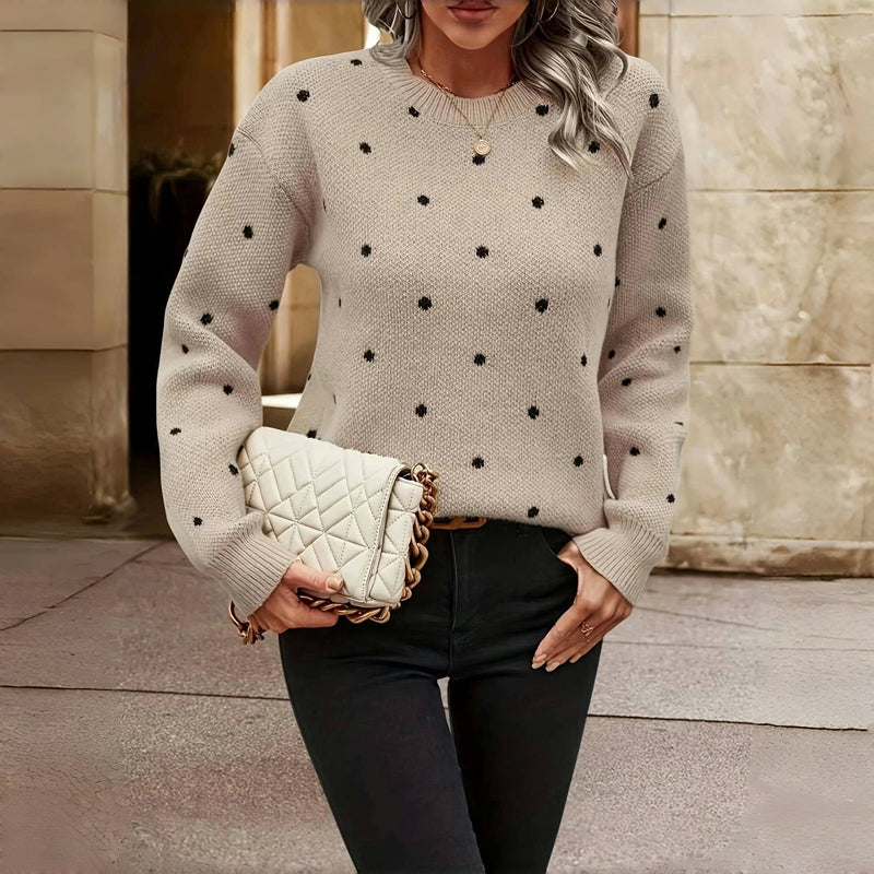 MAEVE™ | Polka Dot Sweater