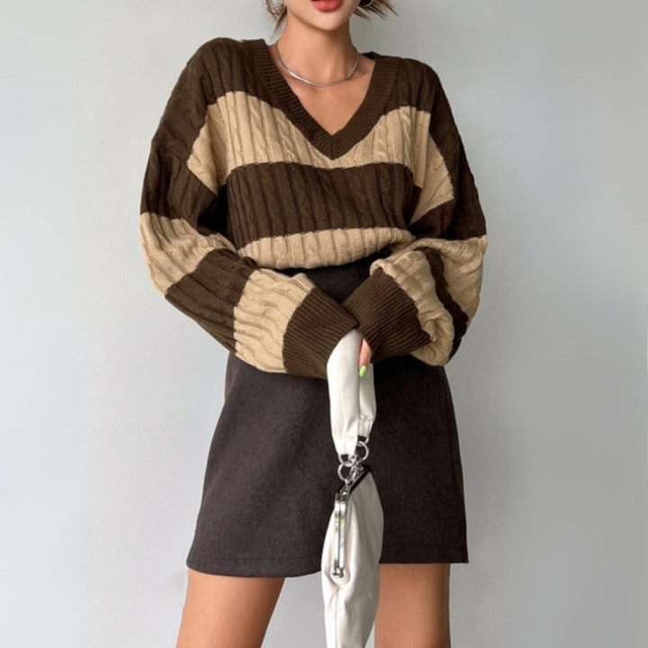 MORTA™ | Comfy V-Neck Long Sleeve Sweater