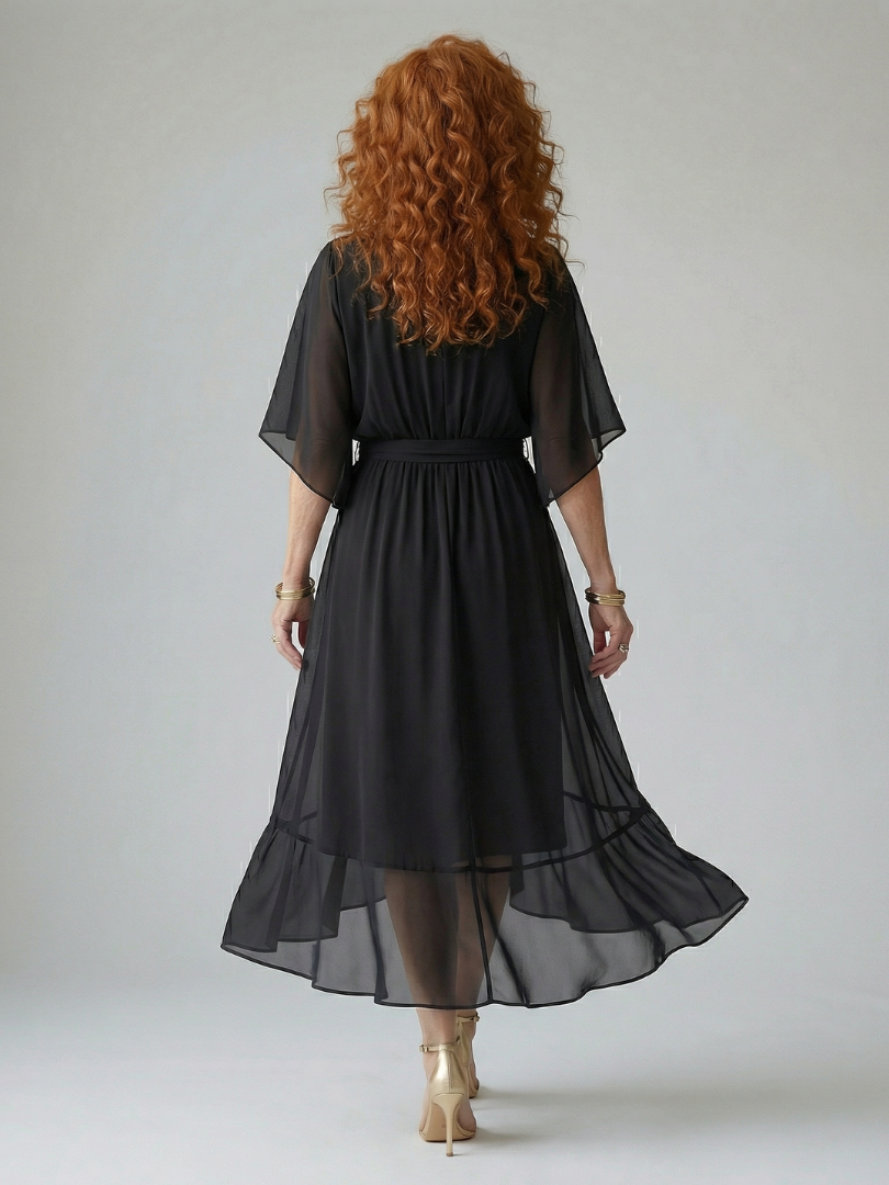 Elric | Draped Midi Dress
