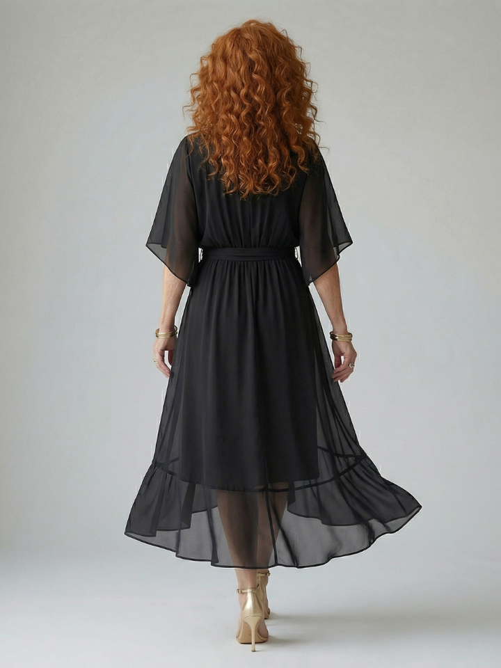 Elric | Draped Midi Dress