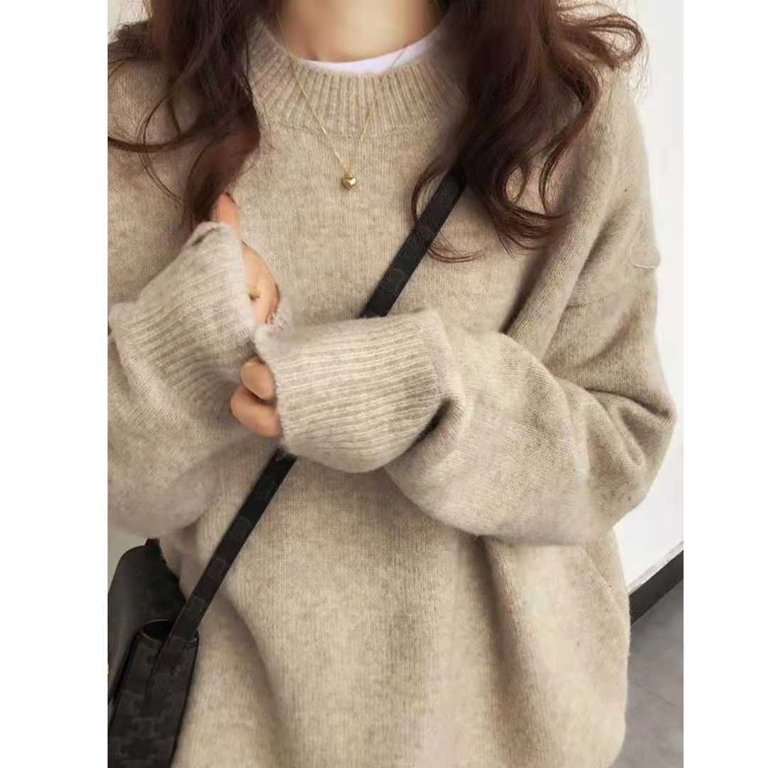 MIRIELLE™ | Comfy Long Sleeve Round Neck Sweater