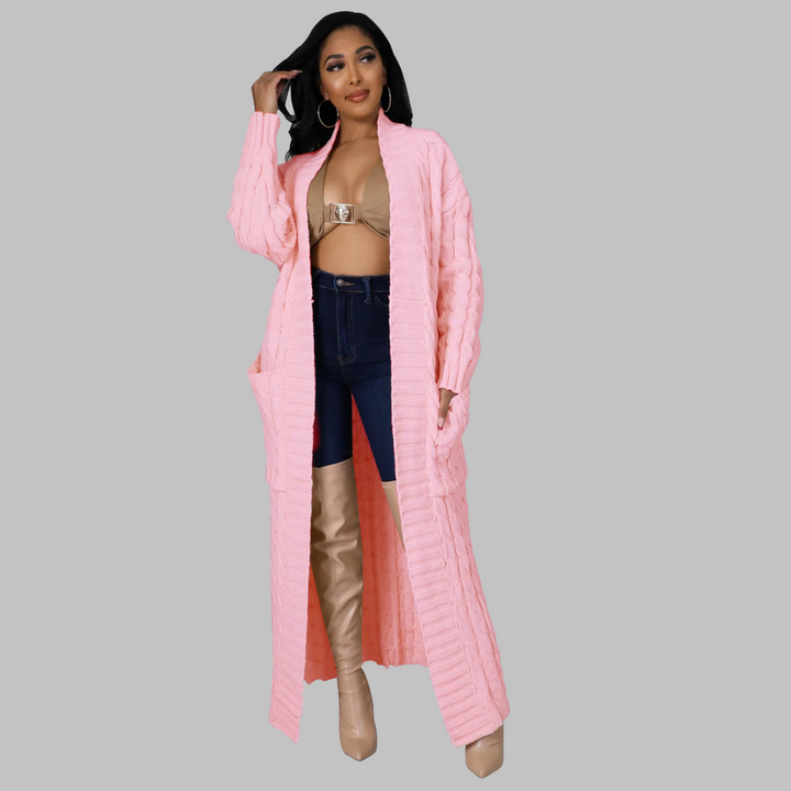 JACKIE™ | Casual Long-Sleeve Long Cardigan