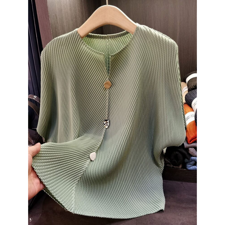 SAVARA™ | Lightweight Round Neck Cardigan Top