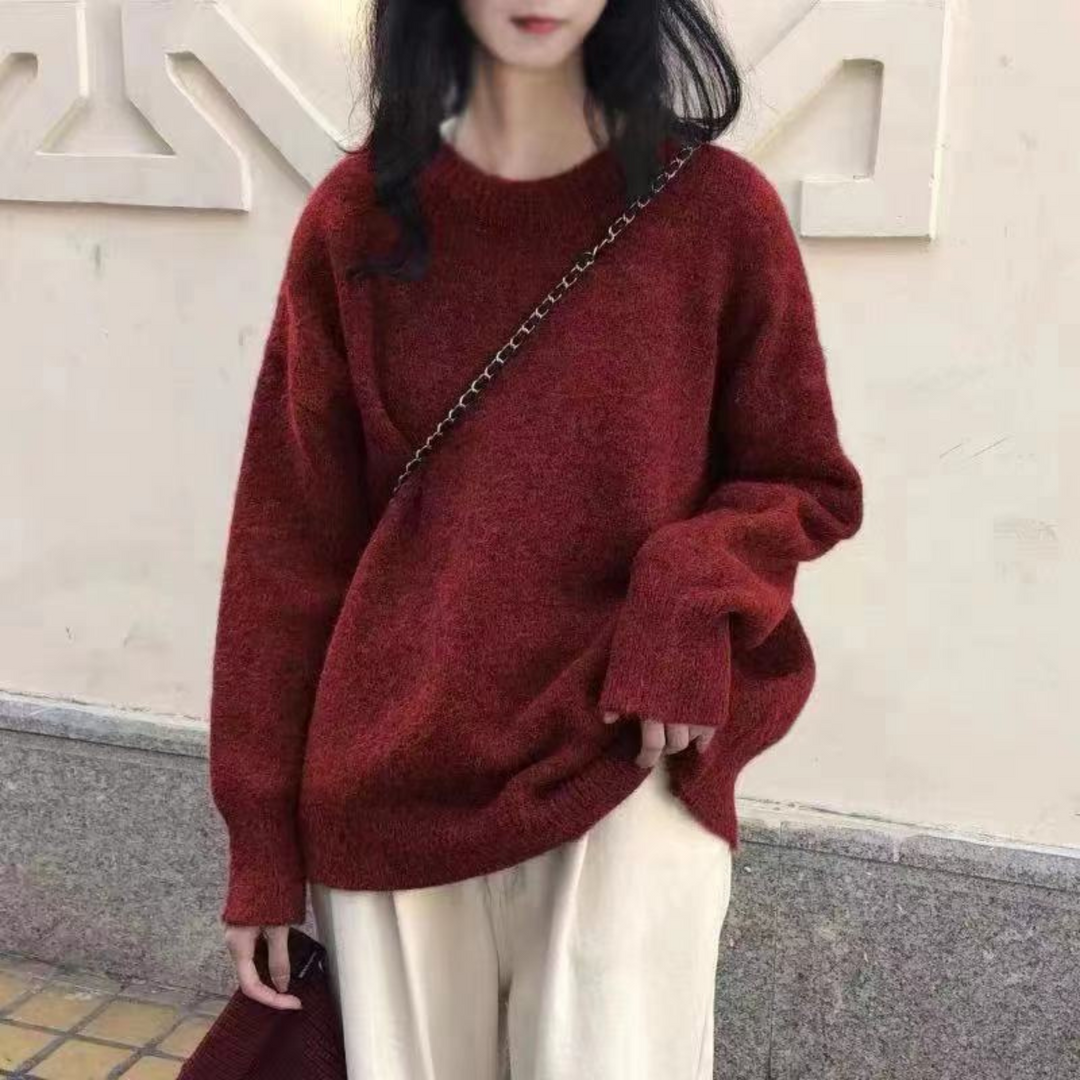 DERDI™ | Casual Long Sleeve Round Neck Sweater