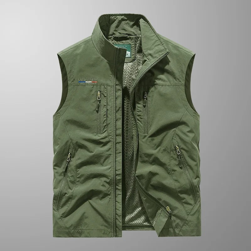 Miguel | Breathable Utility Vest with Multiple Pockets