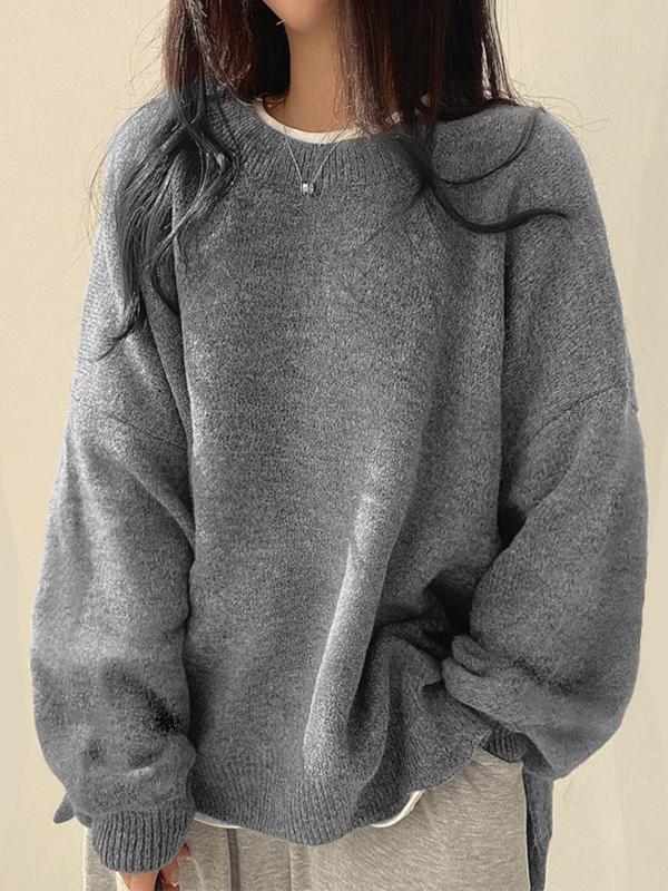 VIOLETTA™ | Cozy Long Sleeve Round Neck Knitwear Sweater